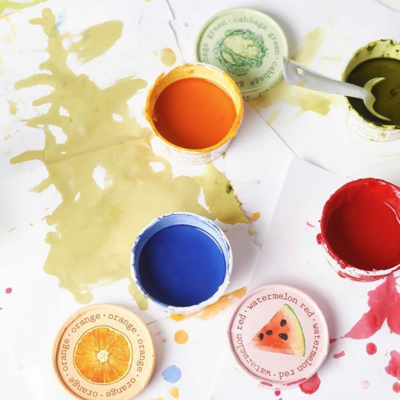 Eco-Kids All Natural Finger Paint Set - Made in USA
