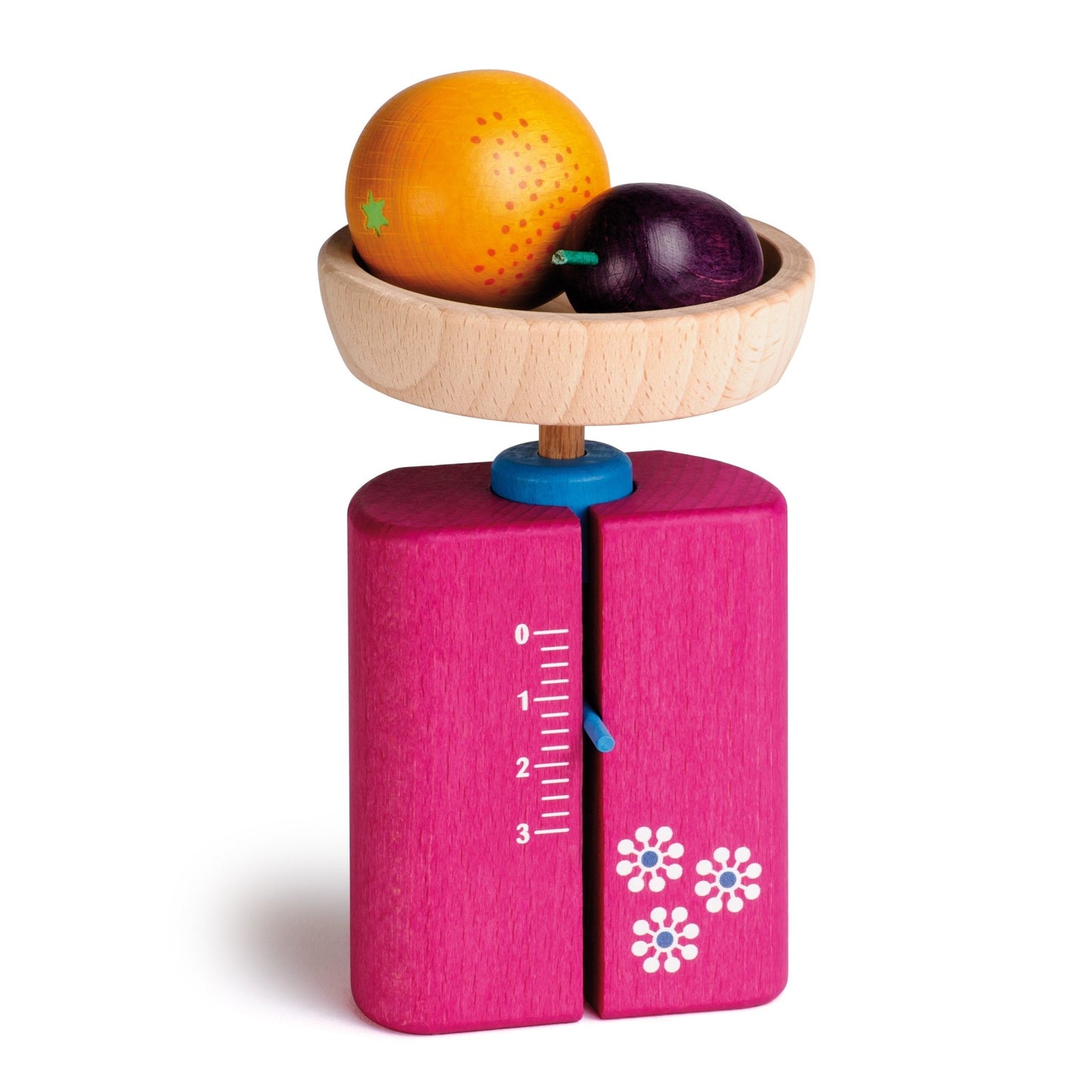erzi wooden toy kitchen scale weighing play food fruit
