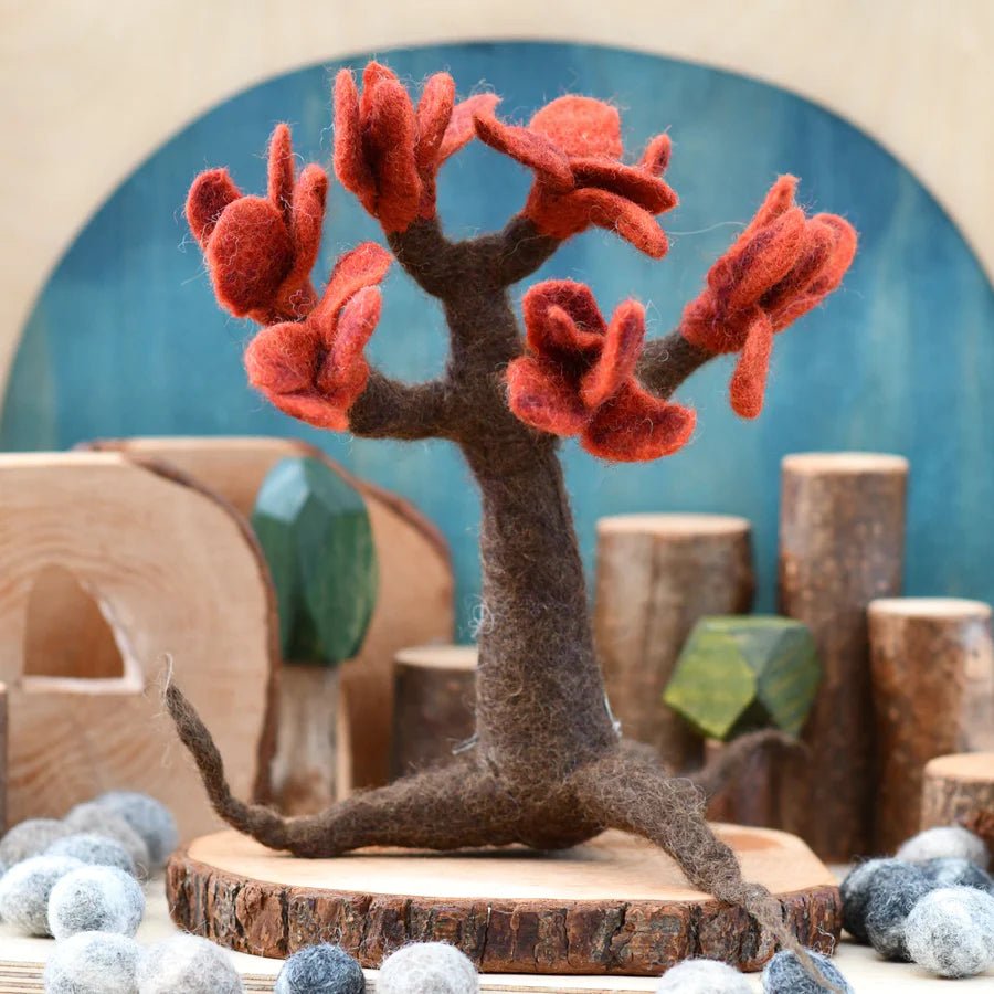 waldorf felt seasonal tree autumn