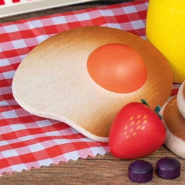 erzi sustainable wooden toys egg
