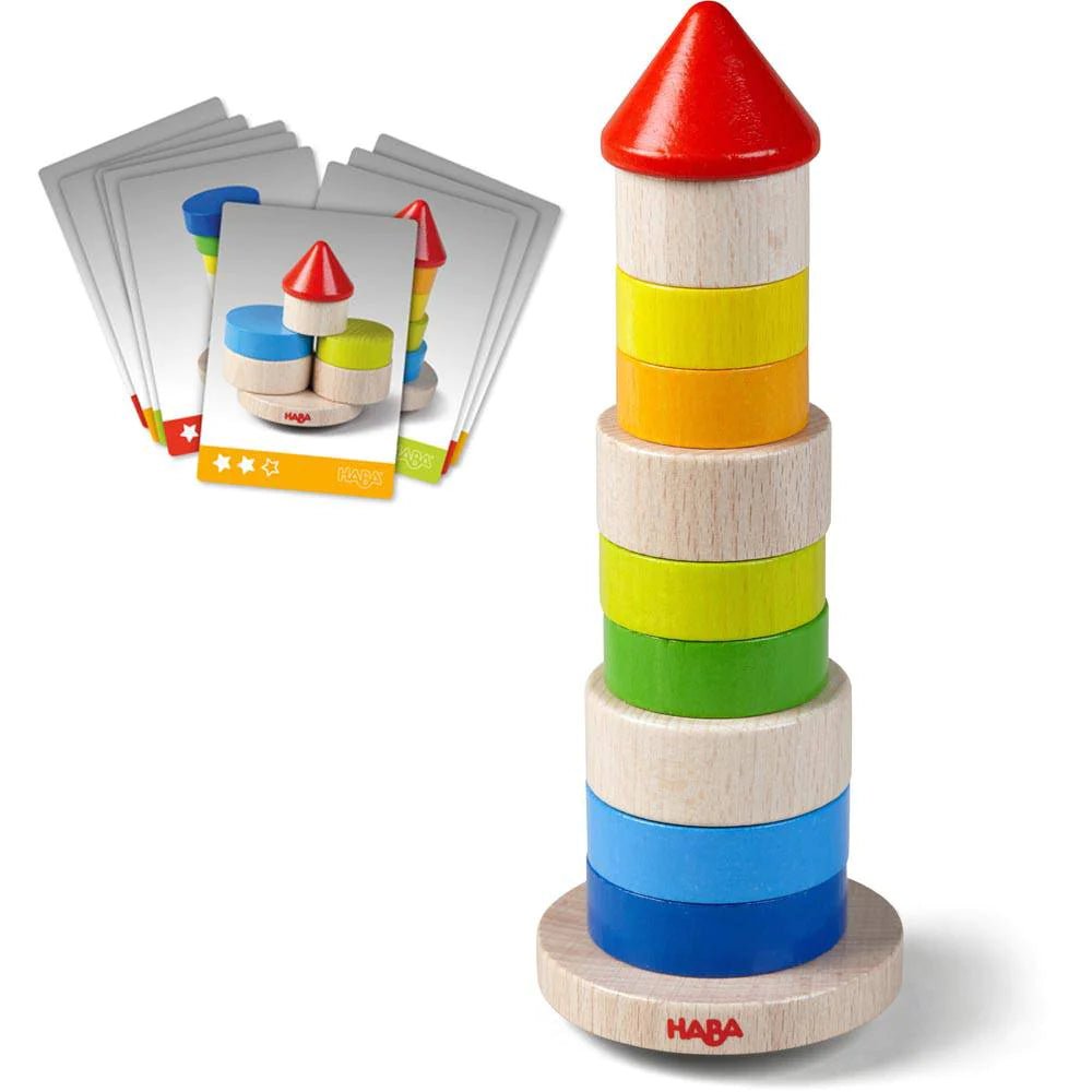 Haba Wobbly Tower Wooden Stacking Game