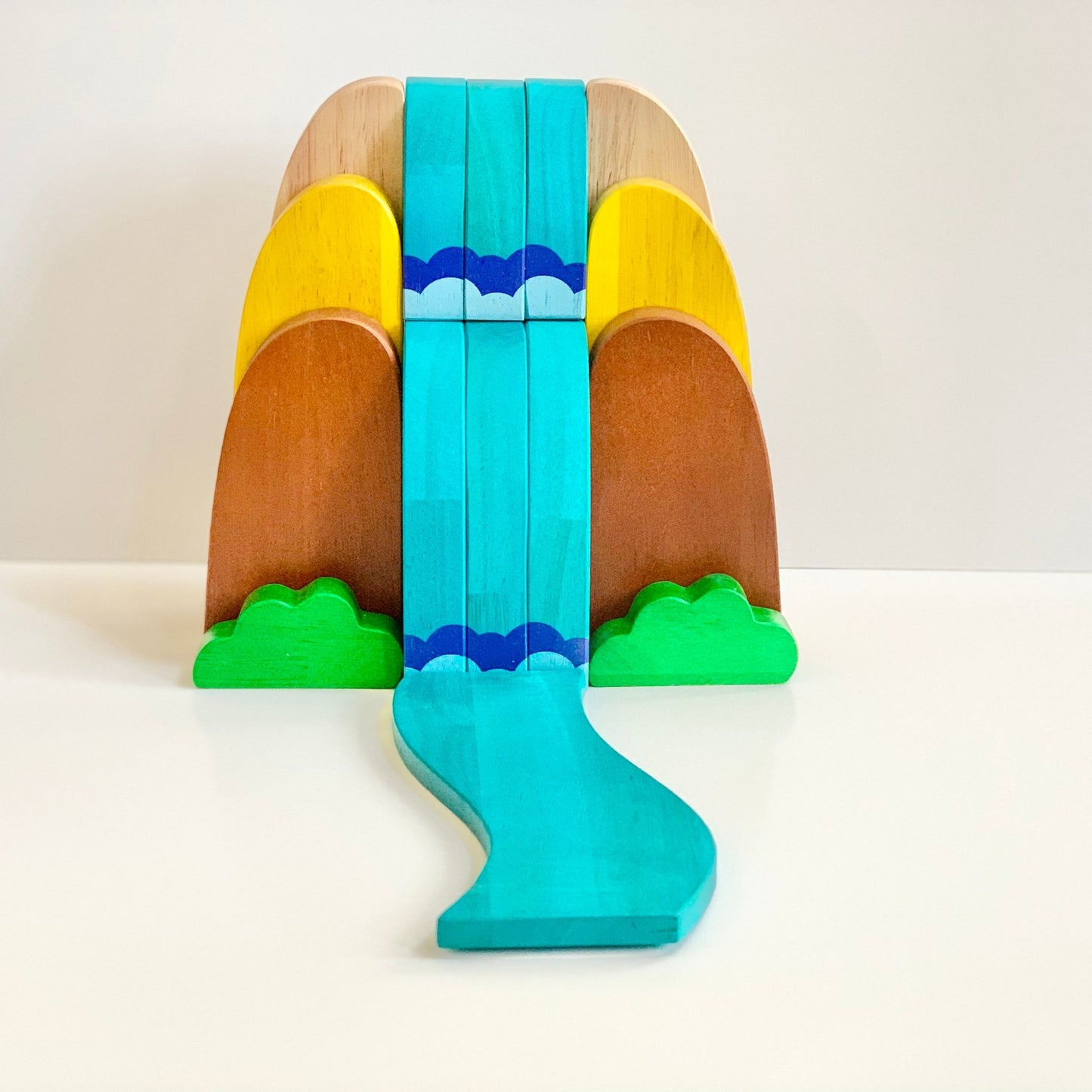 wooden waterfall toy