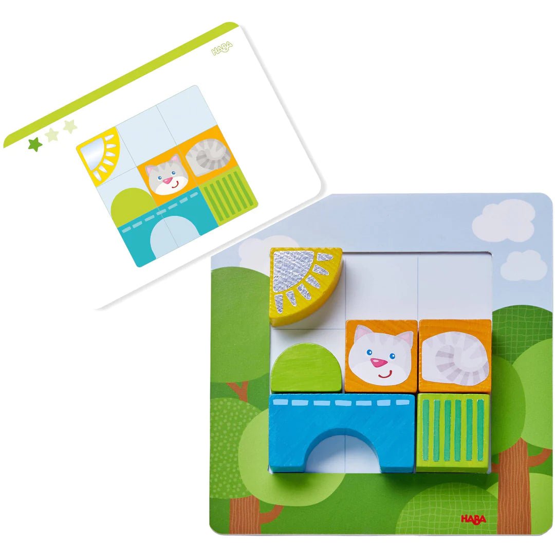 haba wooden animal arranging game