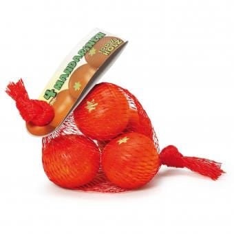 erzi wooden play food tangerines in net