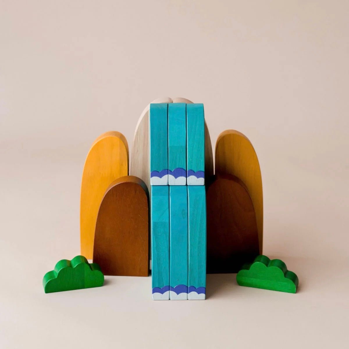 wooden waterfall set