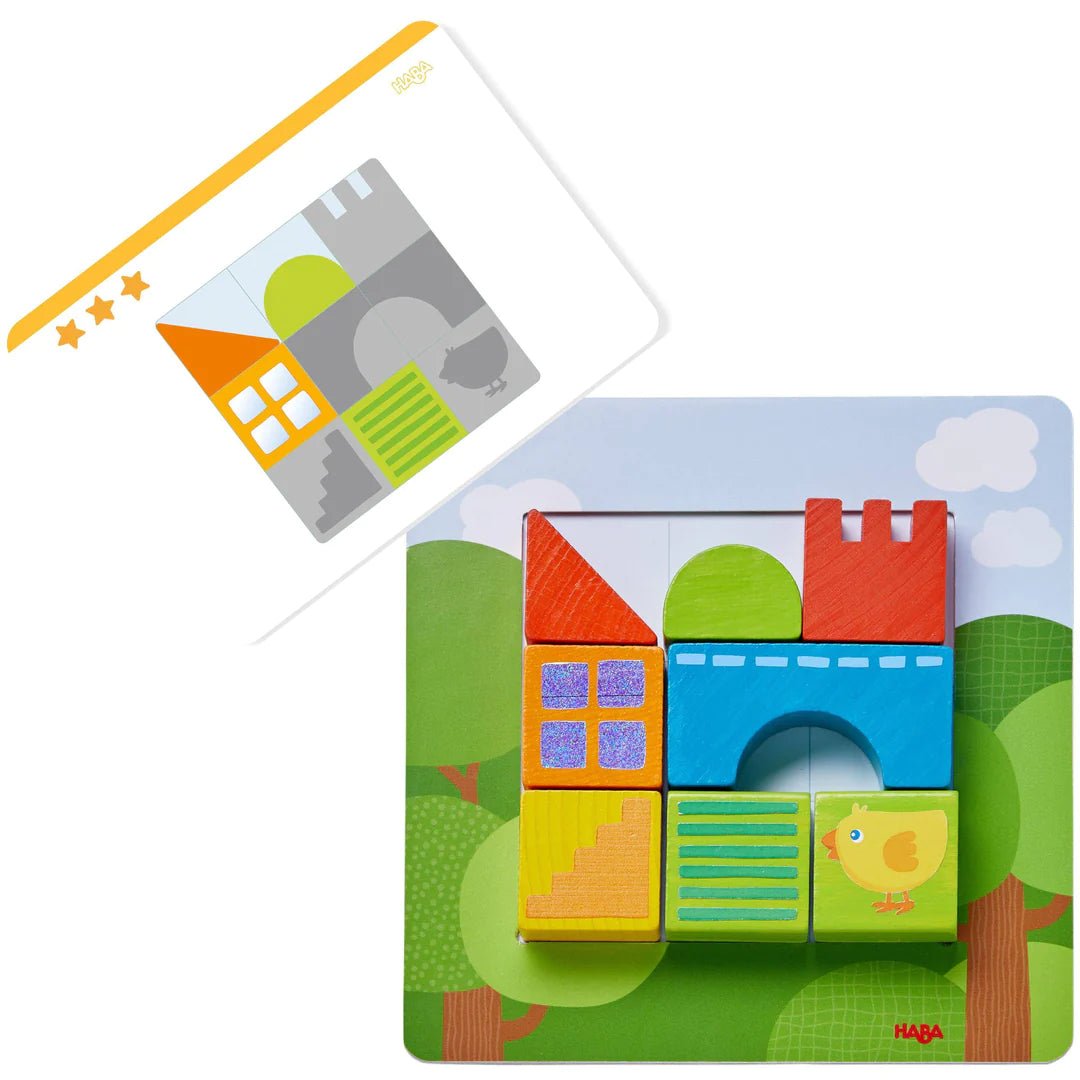 Haba wooden animal arranging game 2
