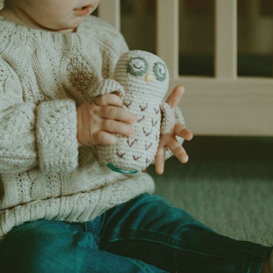 fair trade organic plush owl 