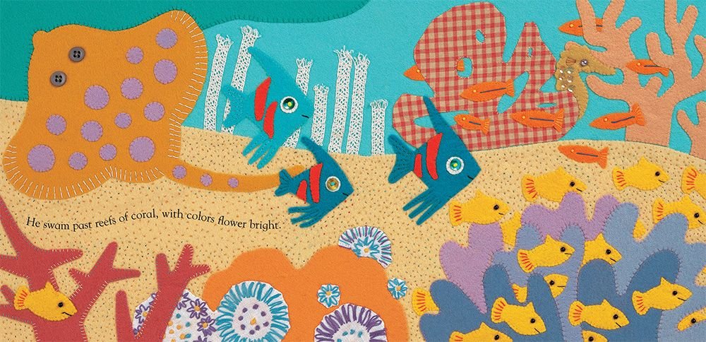 Secret Seahorse Barefoot Books fish illustration