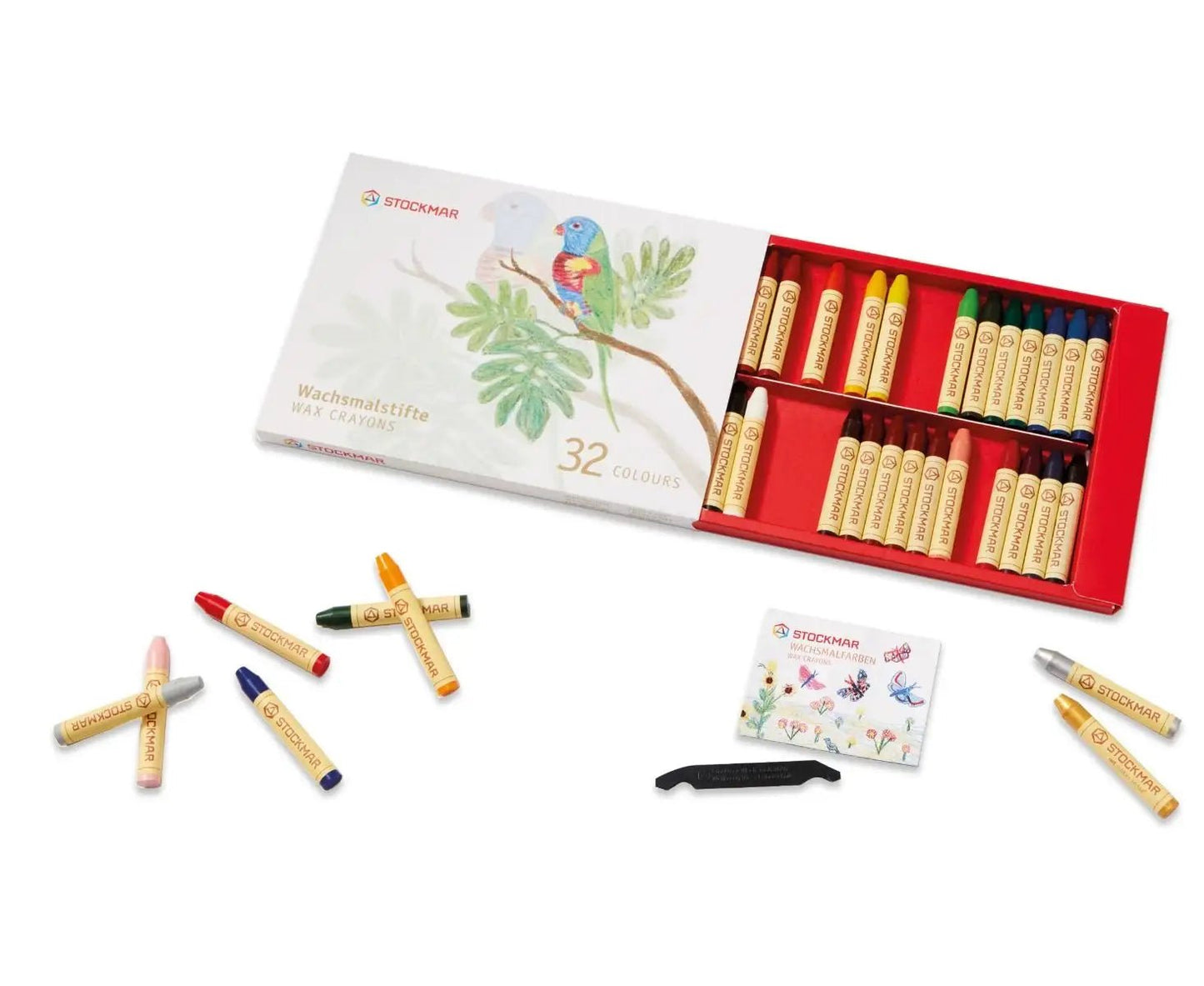 stockmar waldorf beeswax crayons 32