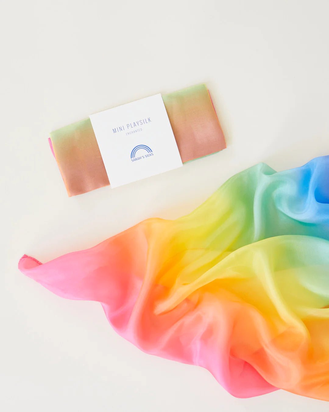 Sarah's silks mini rainbow playsilk 2