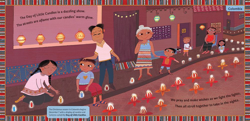 Joy to the World Christmas in Colombia Children's Book