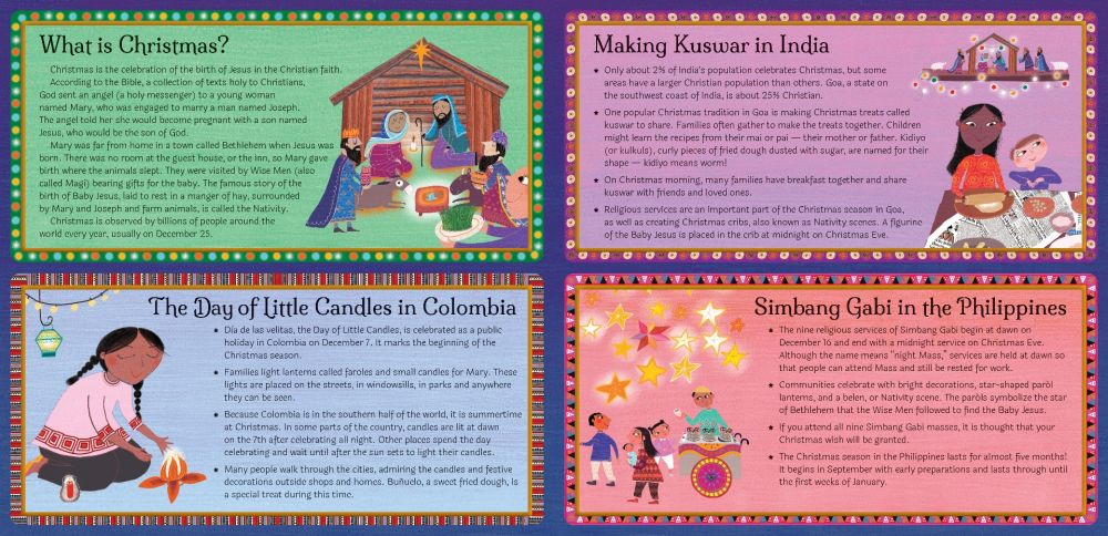 Joy to the World Multicultural Facts about Christmas Children's Book