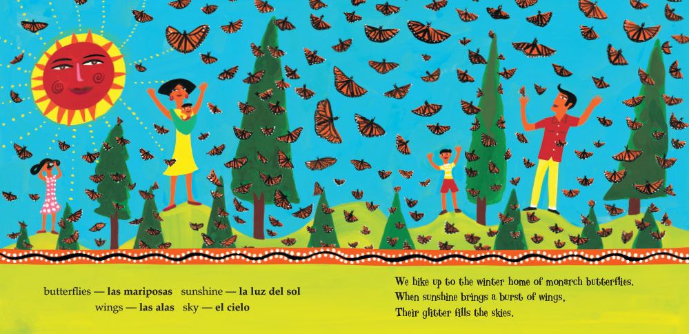 Off We Go To Mexico Children's Book Monarch Butterflies