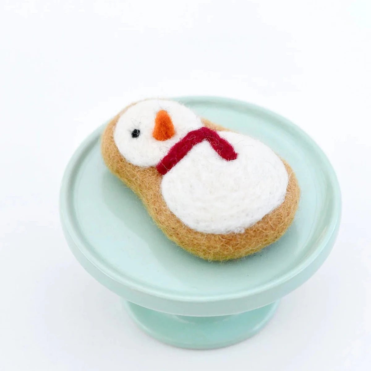 felt snowman christmas cookie toy