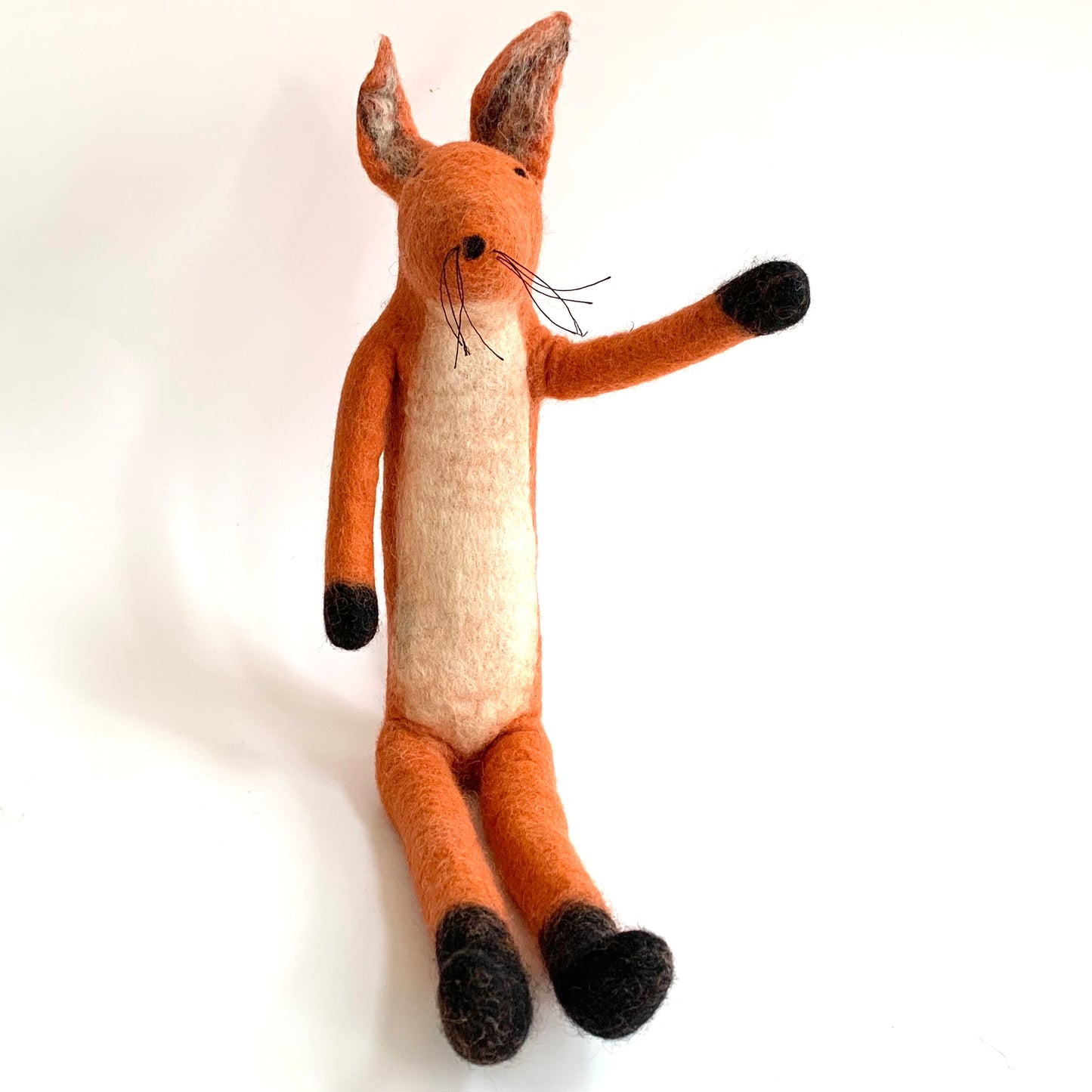 Handmade Felted Fox
