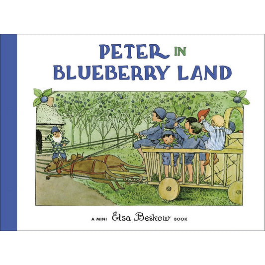 peter in blueberry land mini edition hardcover book by Elsa Beskow