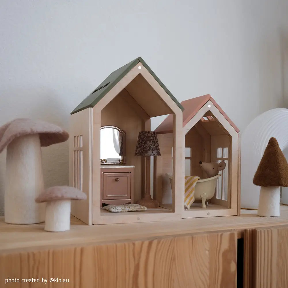 babai wooden magnetic dollhouses medium and large