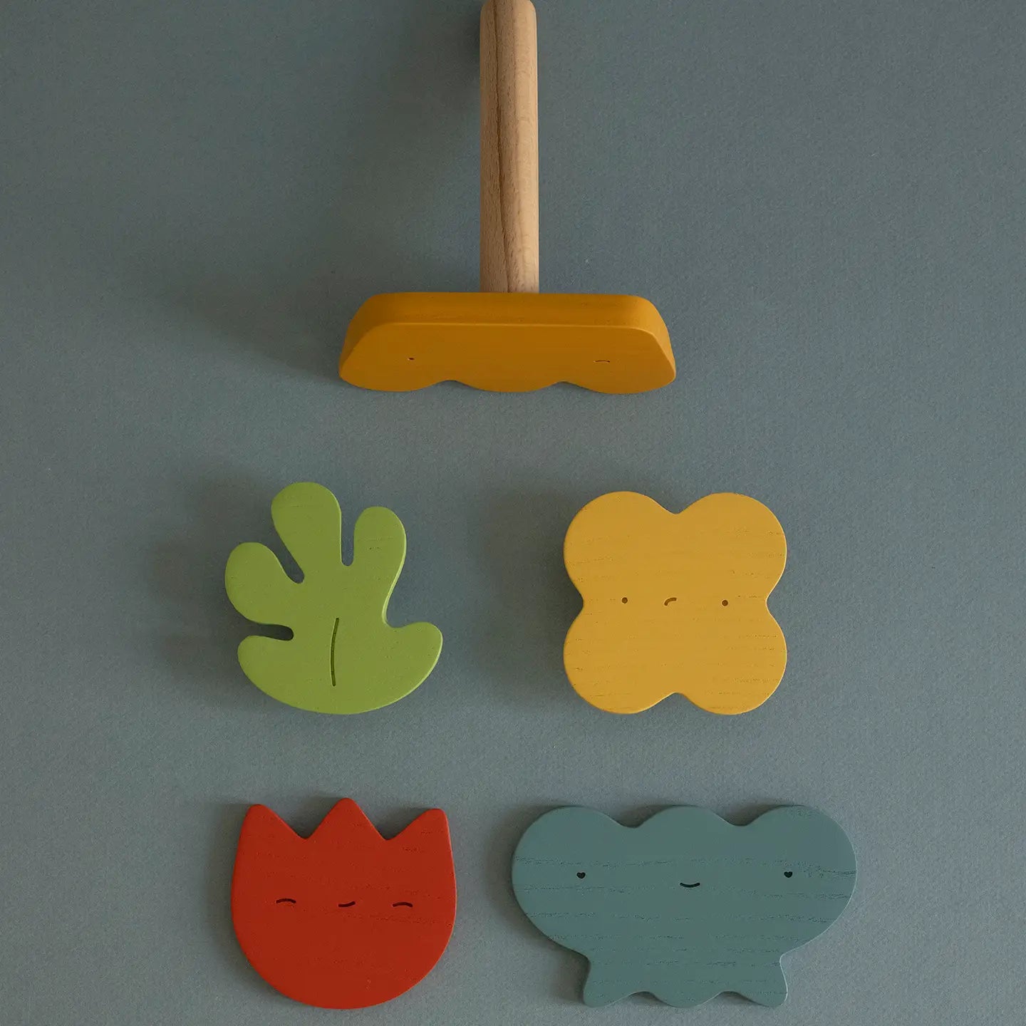 Babai wooden 5 piece sand toys playset  