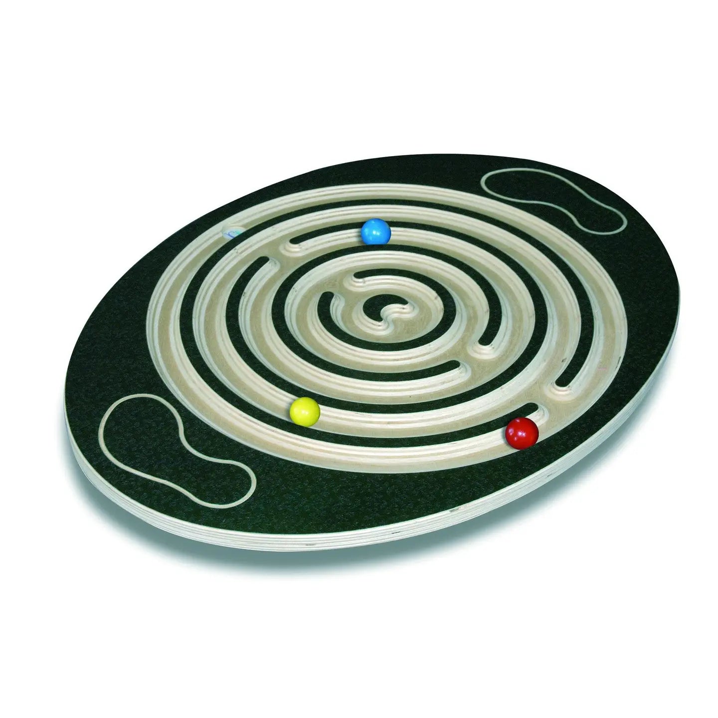 Wooden Labyrinth balance board with balls