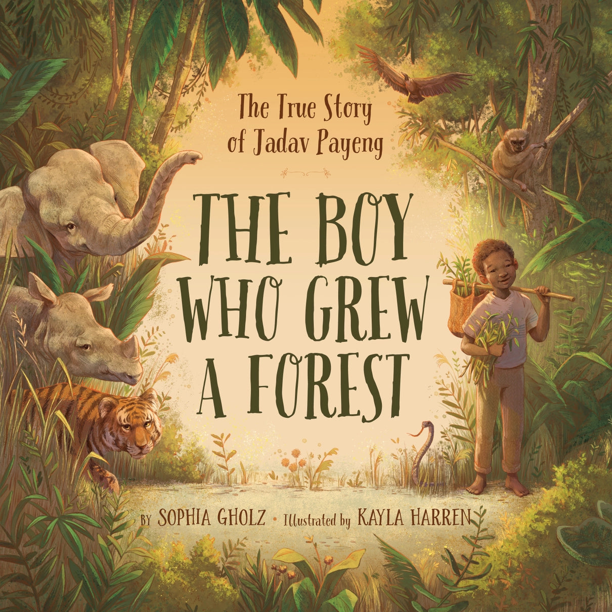 The Boy Who Grew a Forest Hardcover Book