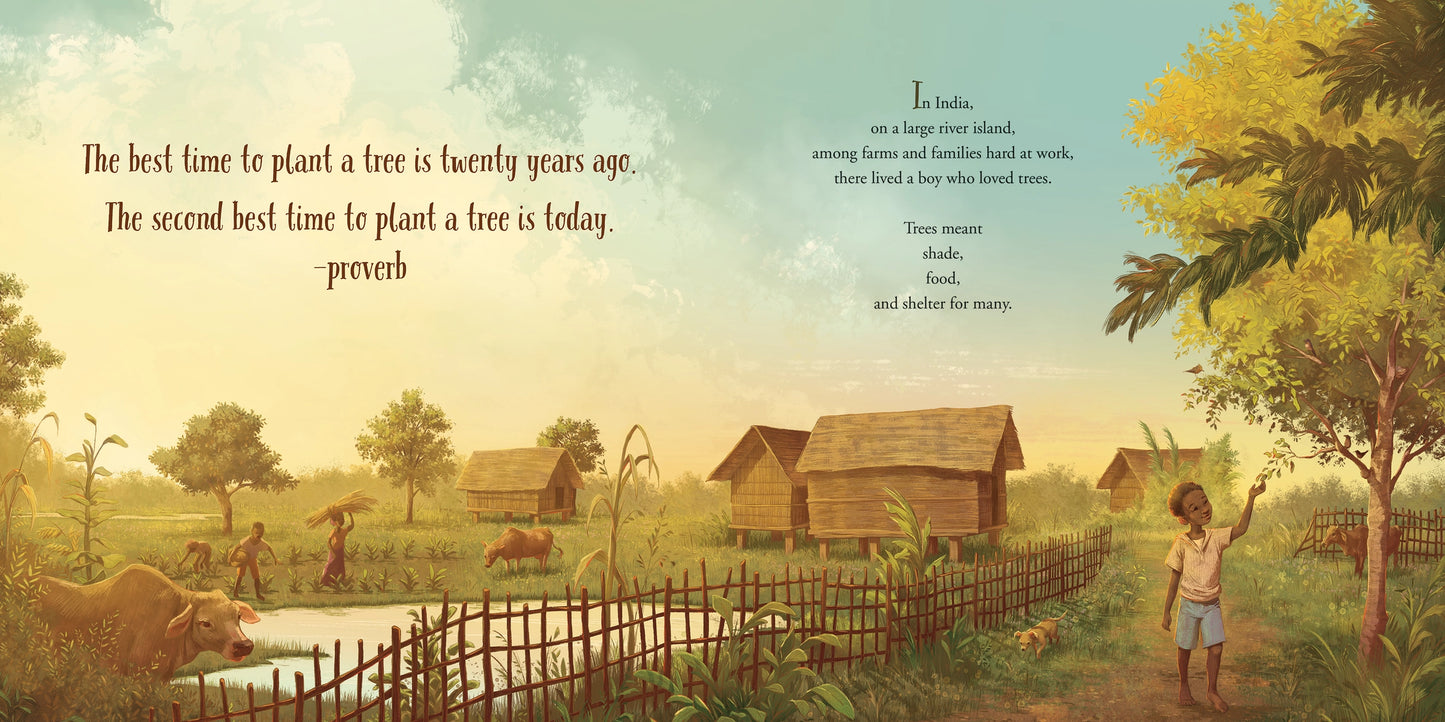 The Boy Who Grew a Forest Hardcover Book