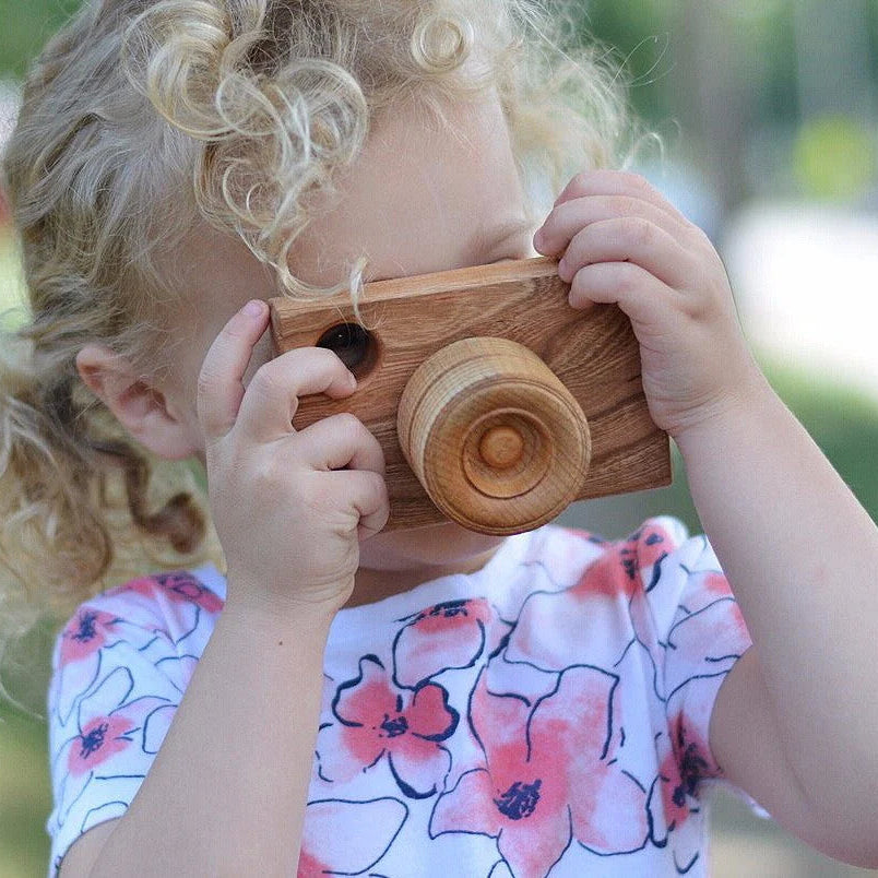 bannor toys organic wooden toy camera