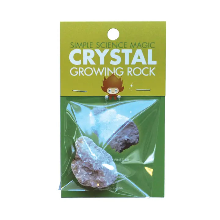 Crystal growing rock for kids