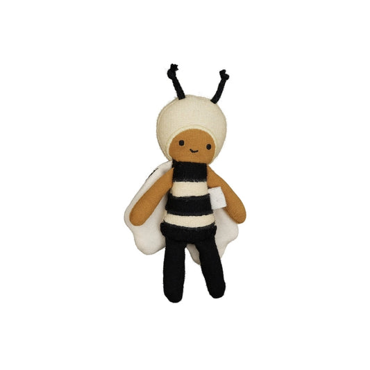 Fabelab Organic Plush Toy bee pocket friend small world doll 