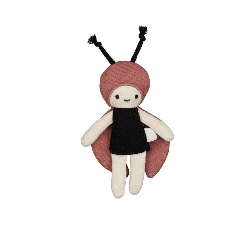 Plush toy ladybug small world pocket doll 