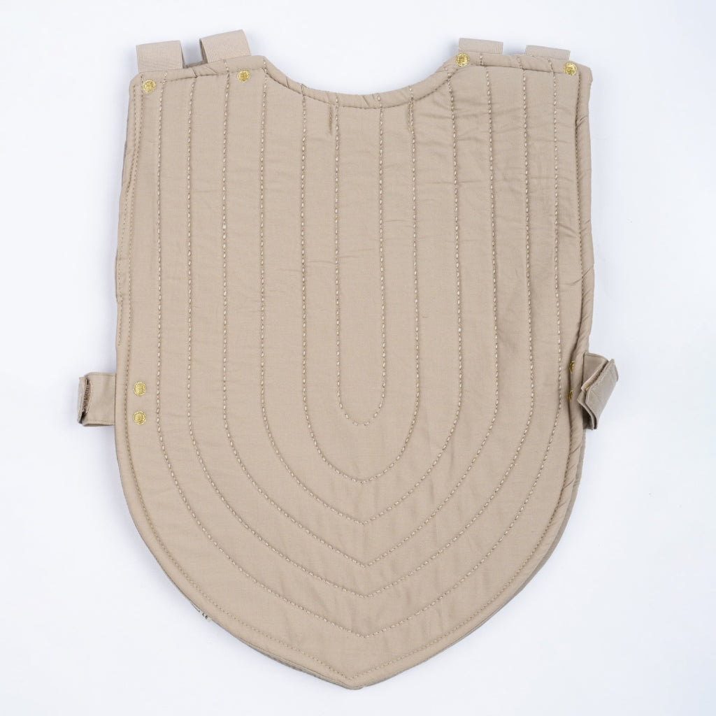 quilted knight armor shield dress-up costume for kids. 