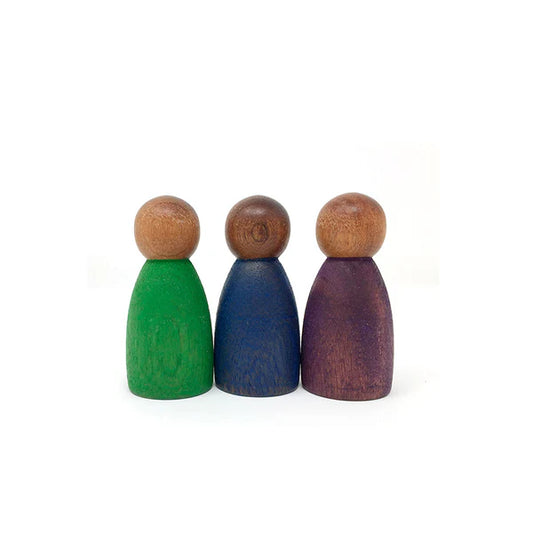 grapat dark cold nins wooden peg people