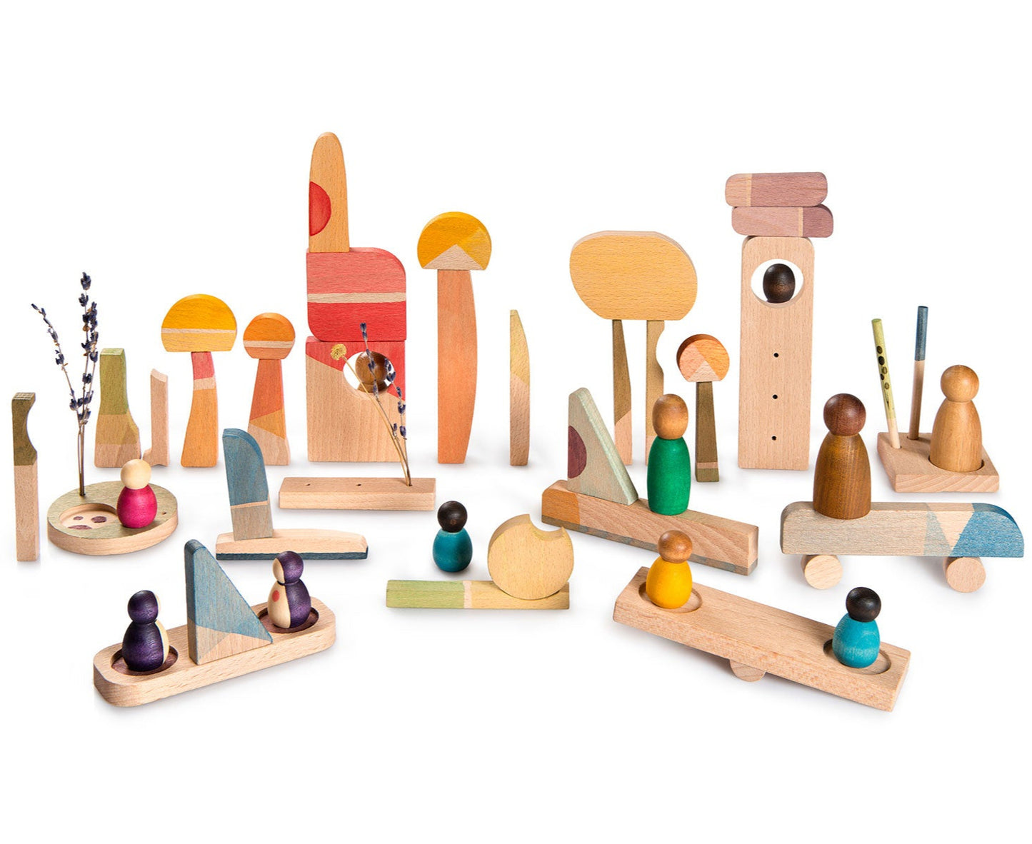 grapat happy place wooden building set