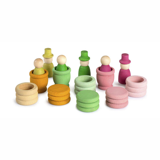 grapat aguamarina spring nins, cups rings,  and coins play set
