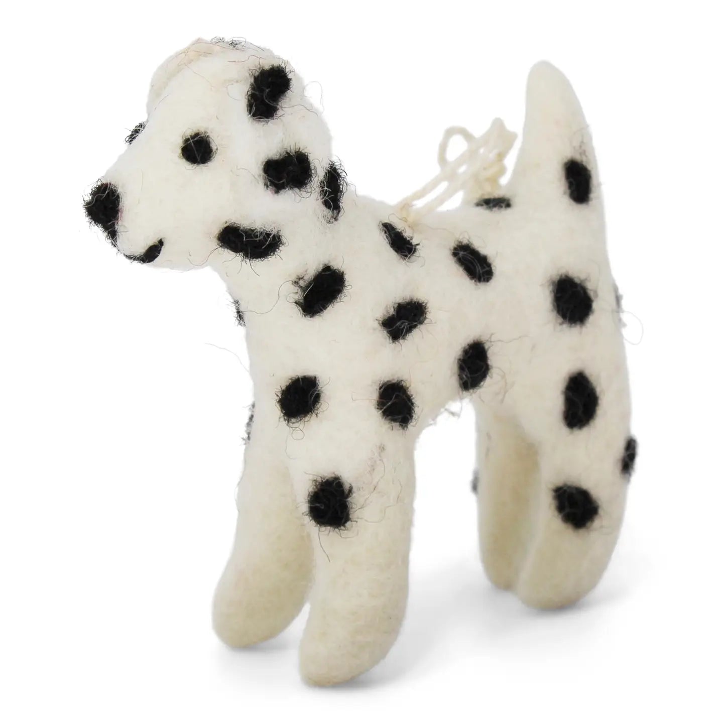 gry & sif felt toy miniature dalmatian dog