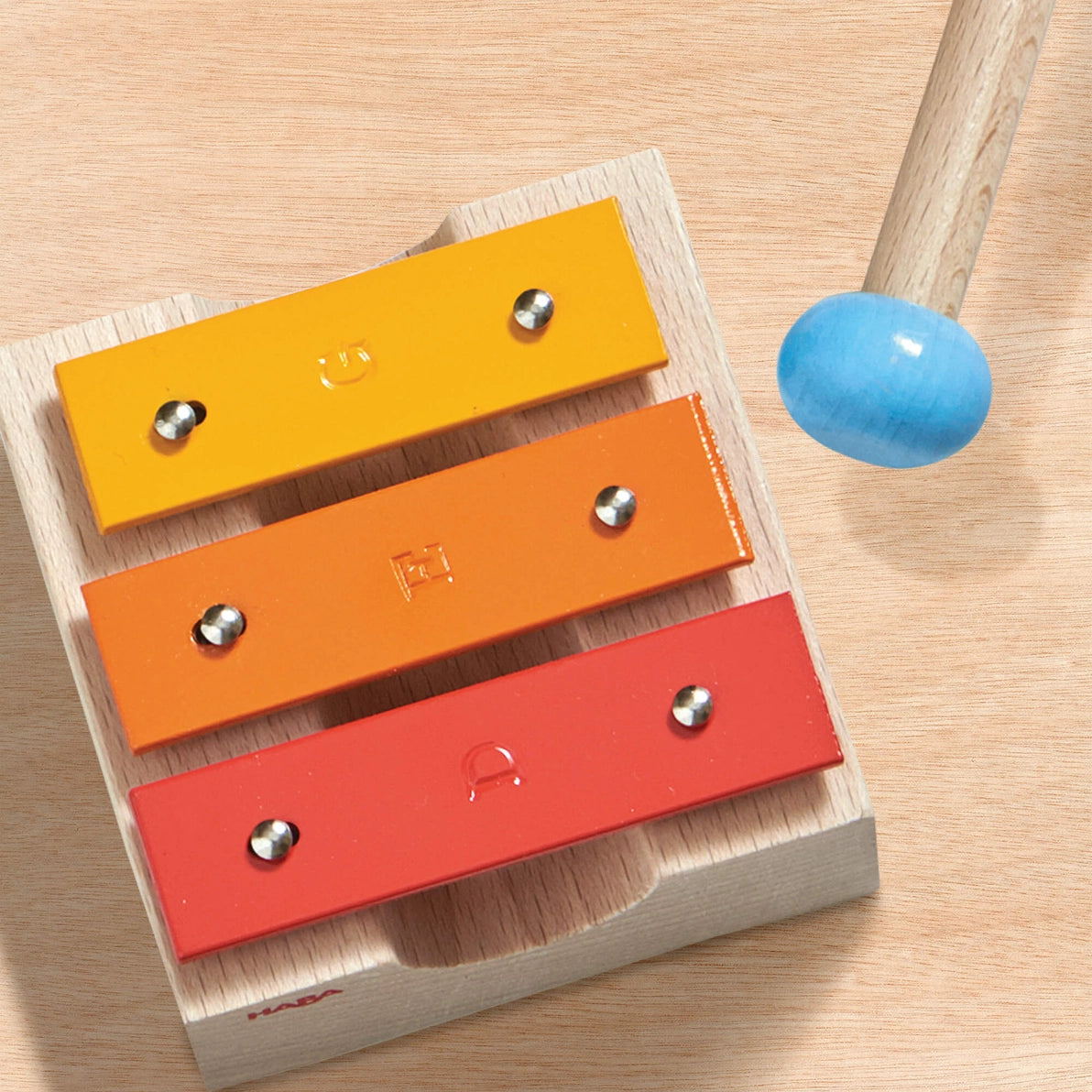 Haba mini metallophone musical instrument toy