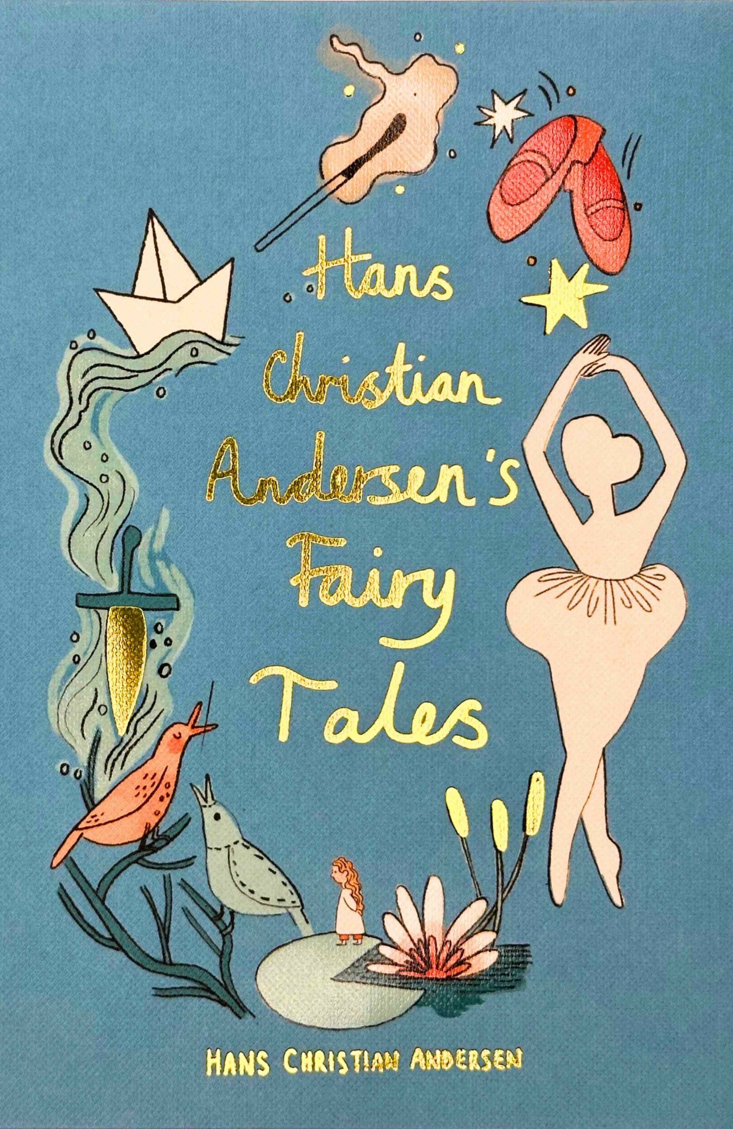 Wordsworth collector's edition 'Hans Christian Andersen's Fairy Tales' with decorative cover and gold lettering