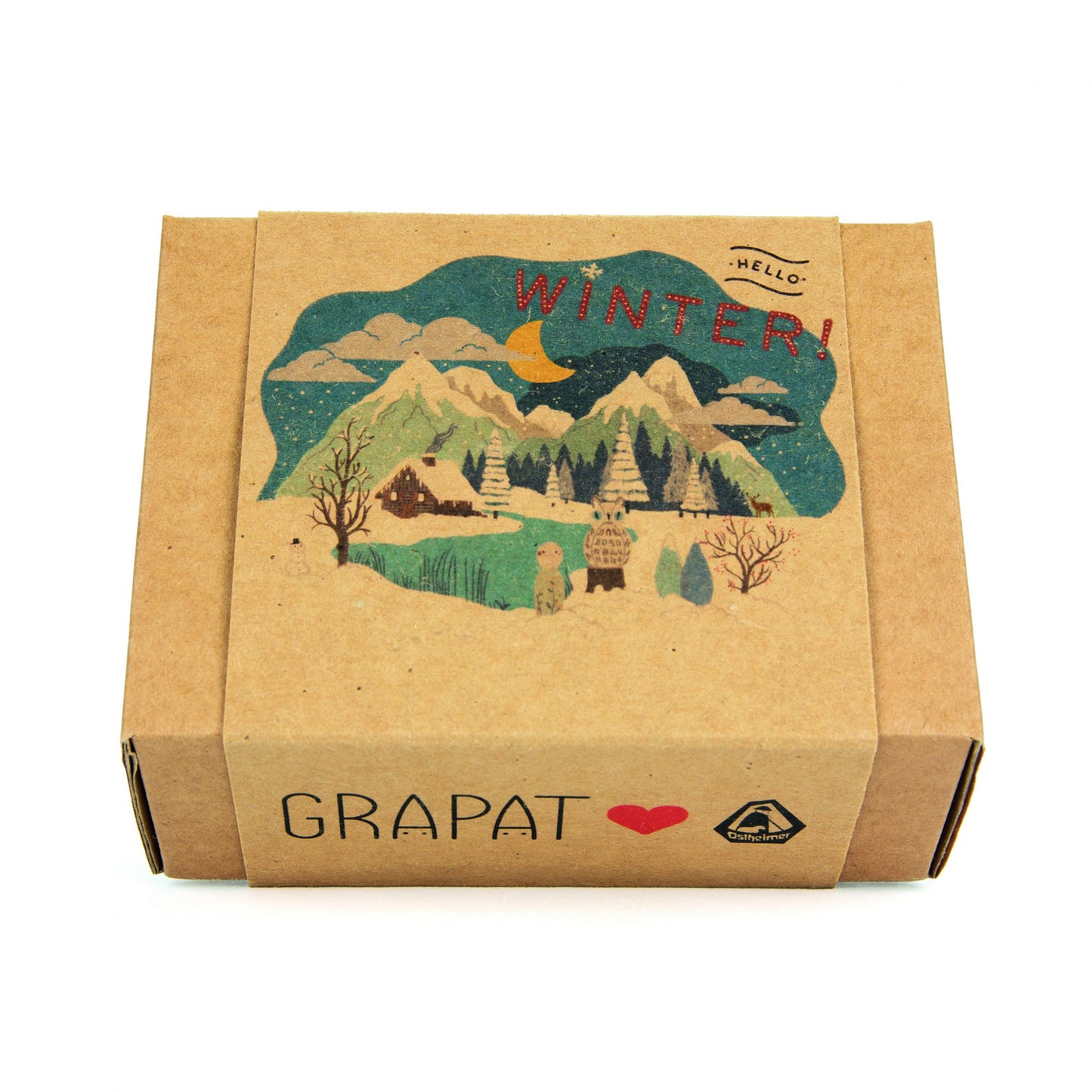 Box of Grapat and Ostheimer Limited Edition Hello Winter toy set