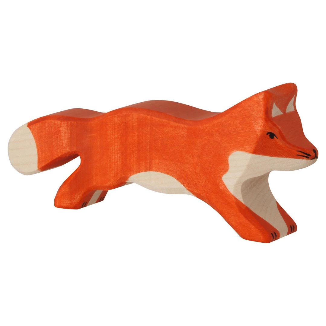 Holztiger wooden running fox toy figure