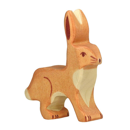 Holztiger Wooden standing rabbit toy figure