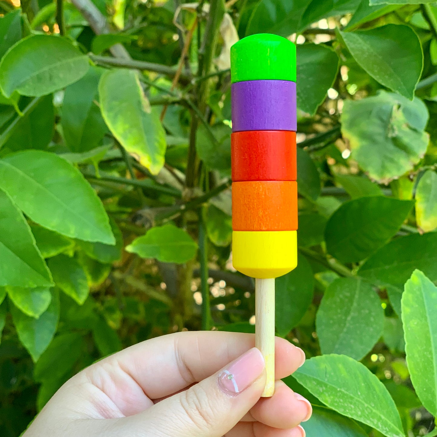 erzi wooden play food ice lolly