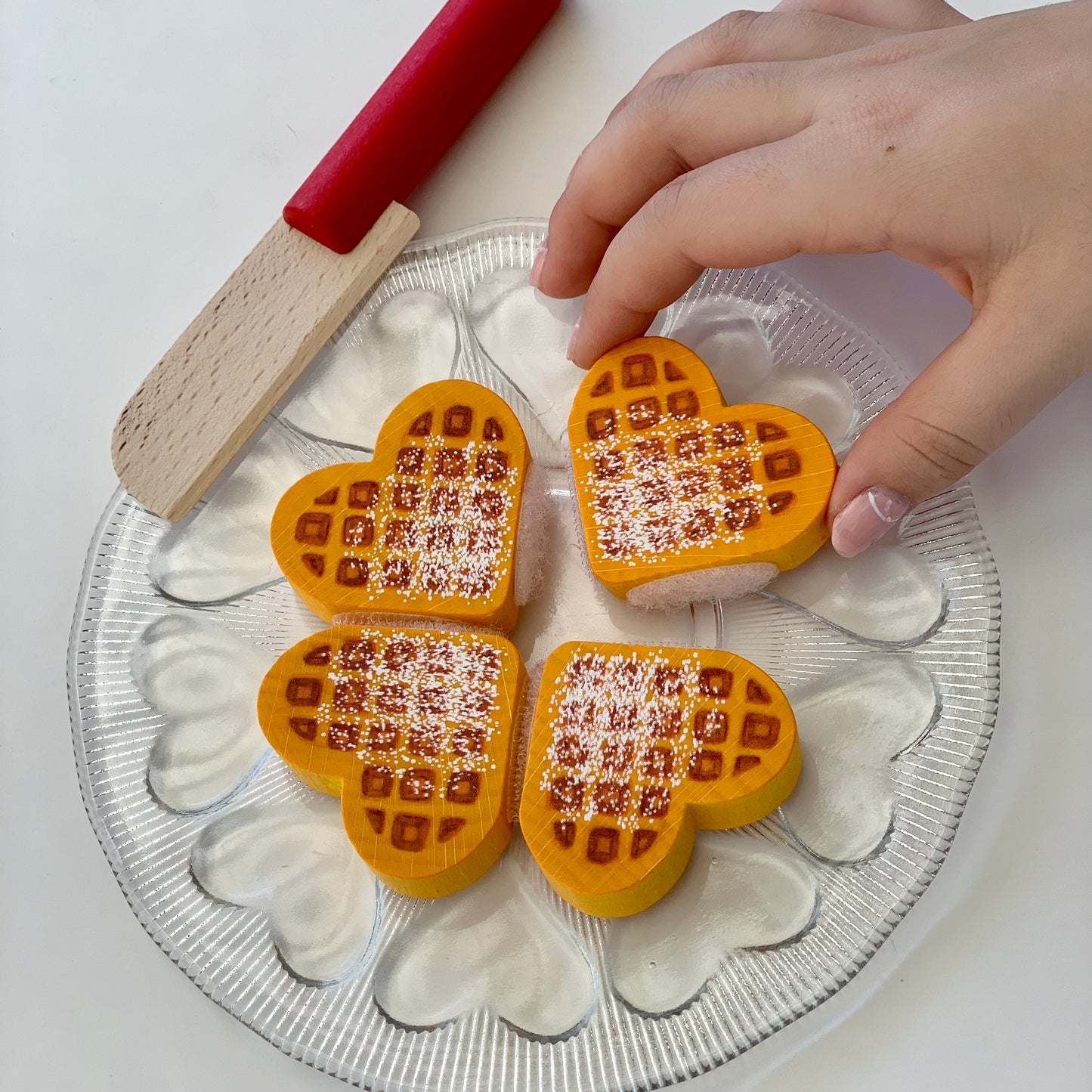 Erzi Wooden Waffle to Cut