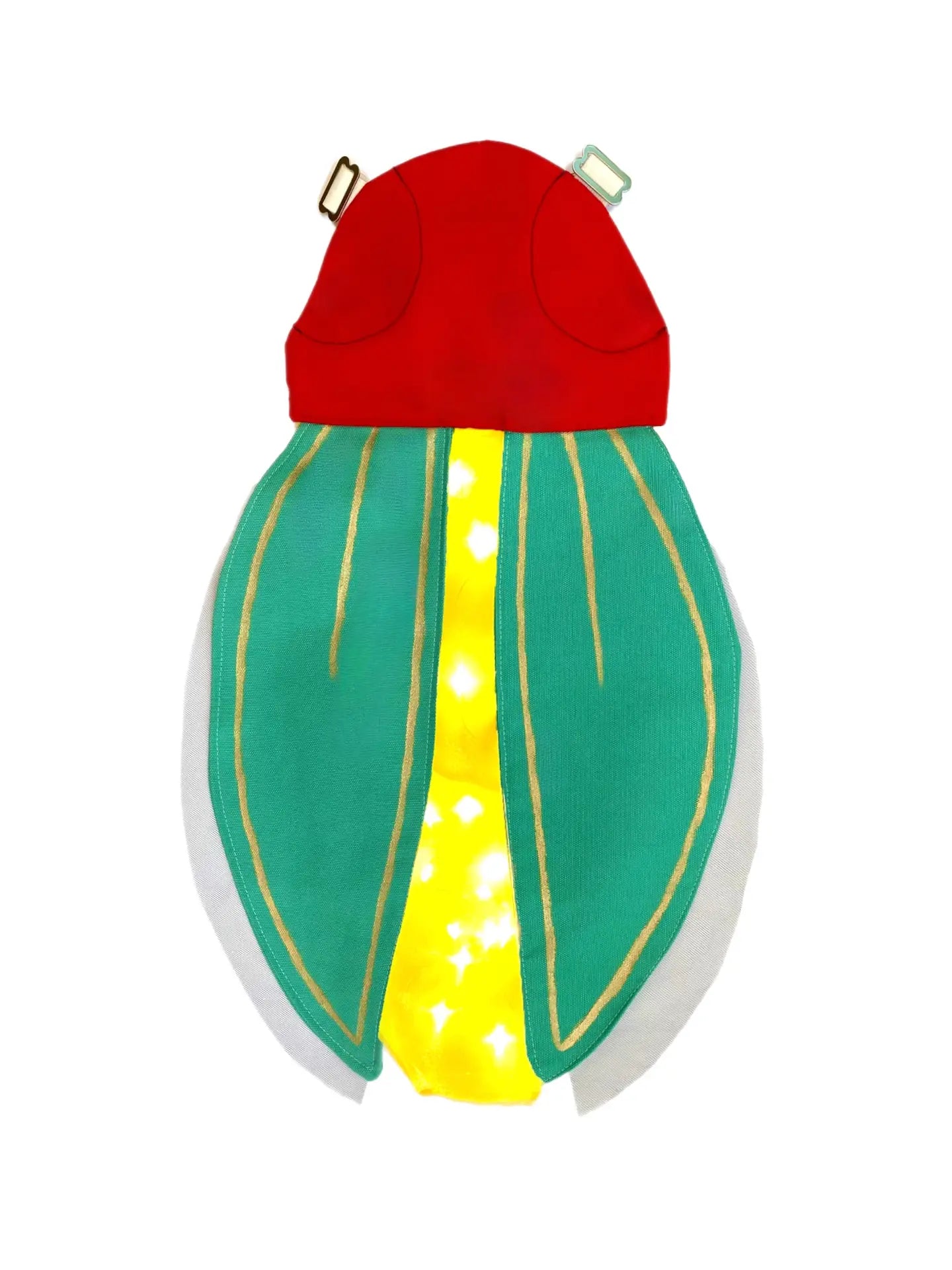 handmade cotton light-up firefly costume wings