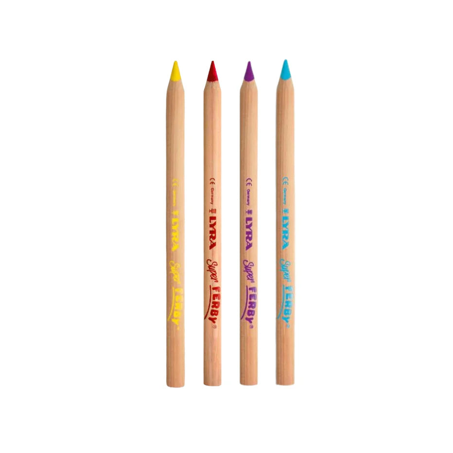 Four lyra super ferby colored pencils 