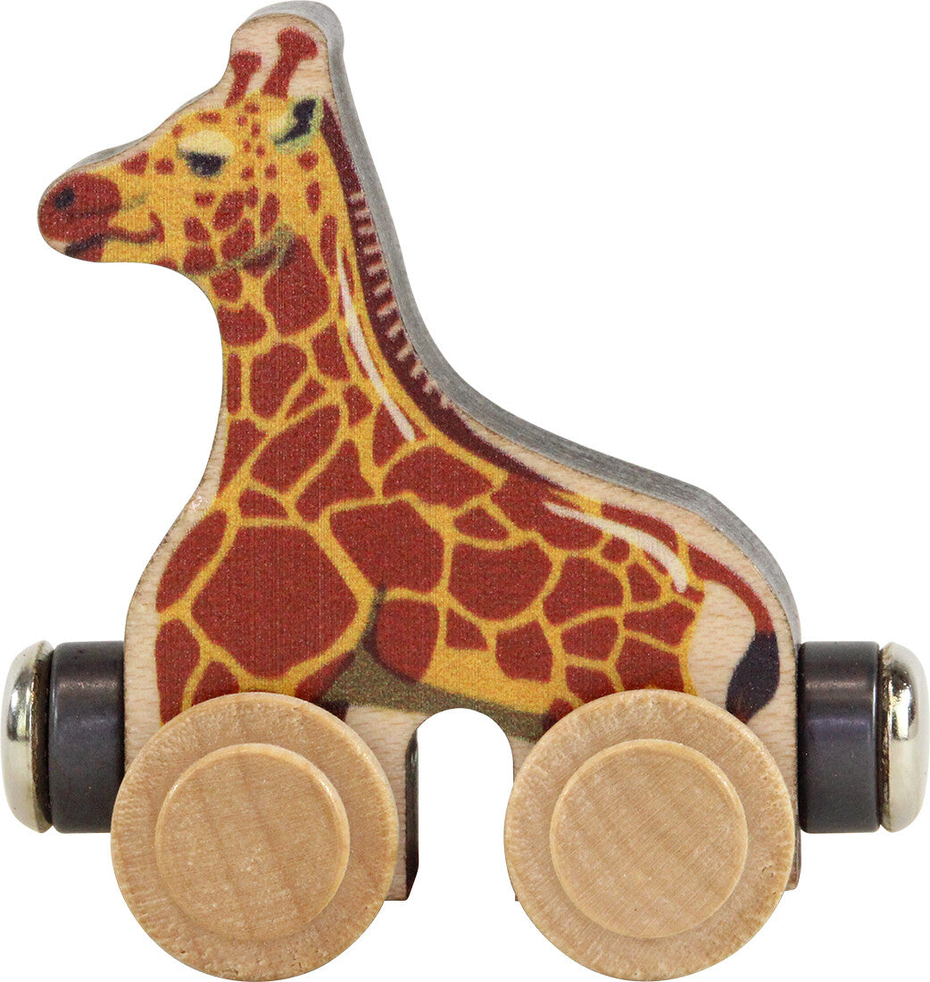 Maple Landmark Wooden nametrains giraffe train car 