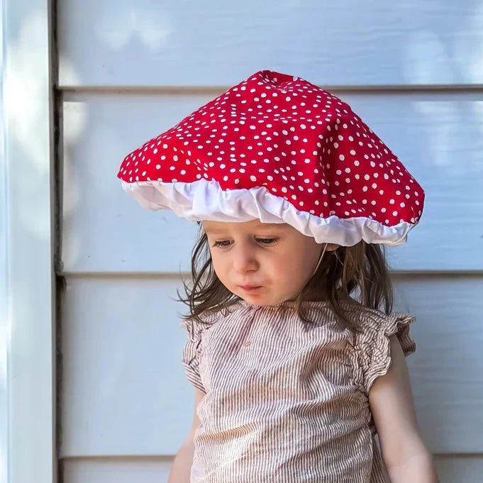 girl in mushroom costume
