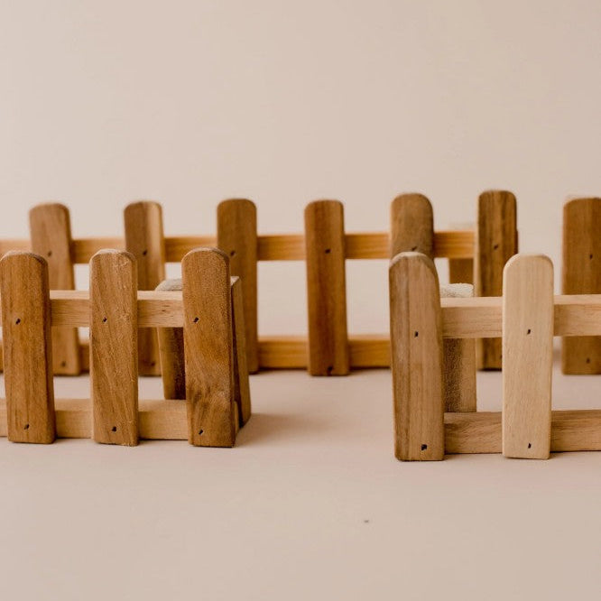 Qtoys Wooden toy fence set