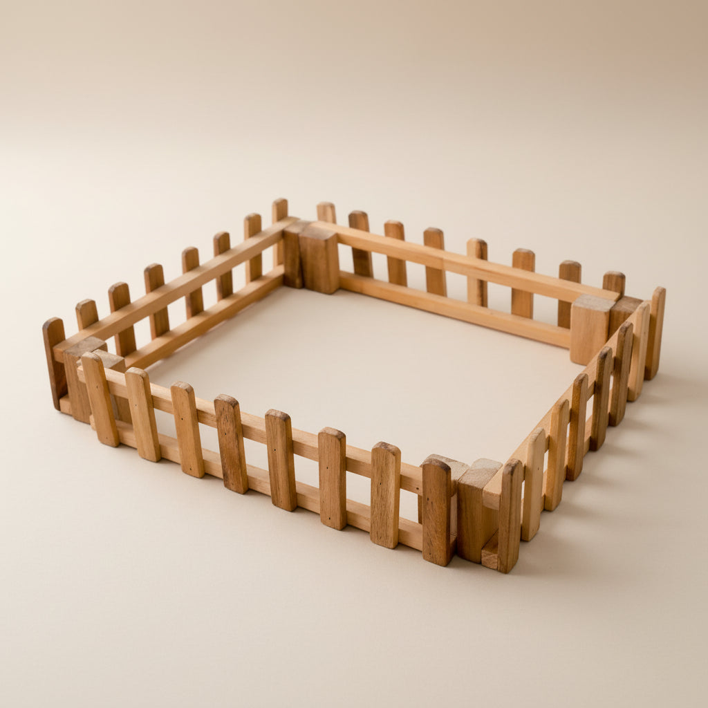 Qtoys wooden farm fence toy