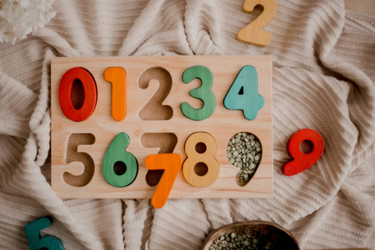 Wooden Numbers Puzzle