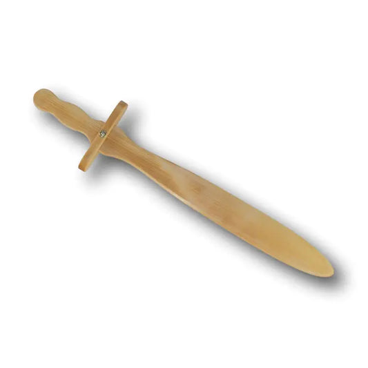 Natural Wooden Knight's Short Sword