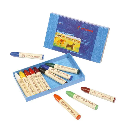 Stockmar Beeswax Stick Crayons - Box of 12